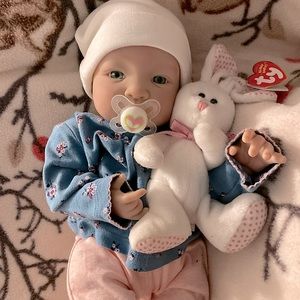 Reborn baby doll Morgan kit by Aleina Peterson 19’ realistic newborn